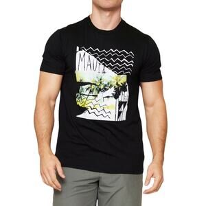 Maui and Sons T-Shirt Mens Small Black Graphic Tee NWT